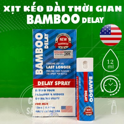 Xịt chống xuất tinh sớm Bamboo Delay 12ml hàm lượng lidocaine 14% tai Tp Hồ Chí Minh