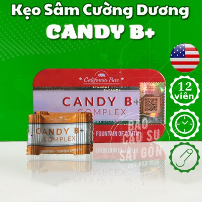 Kẹo tăng cường sinh lý nam Candy B+ của USA, Hộp 12 viên tại TP Hồ Chí Minh