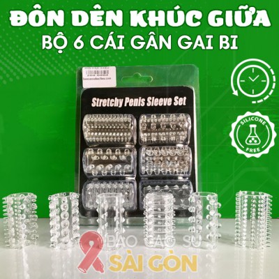 Đôn khúc giữa bộ 6 cái gân gai bi