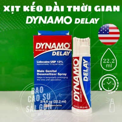 Xit chống xuất tinh sớm Dynamo Delay 22.2ml của Mỹ tại TP Hồ Chí Minh