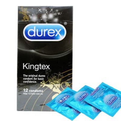 Bao cao su Durex Kingtex hộp 12 cái size 49mm tại Tp Hồ Chí Minh (HCM)