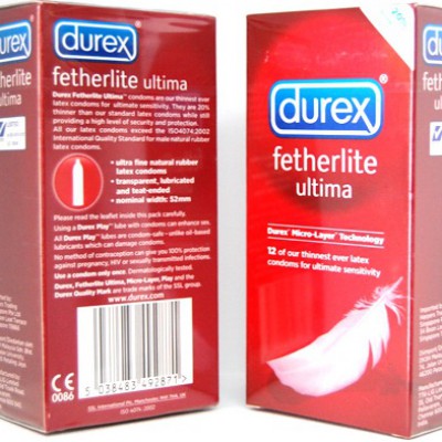 Bao cao su Durex Fetherlite hộp 12 cái size 52mm tại Tp Hồ Chí Minh (HCM)