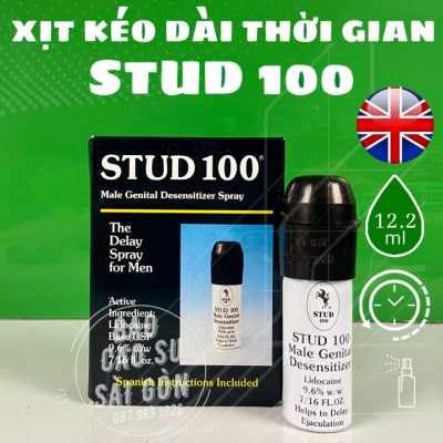 Xịt chống xuất tinh sớm STUD 100 chính hãng chai 12ml tại TP Hồ Chí Minh