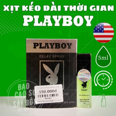 Thuốc xịt kéo dài thời gian quan hệ playboy 5ml chính hãng tại Tp Hồ Chí Minh