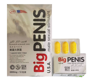 Thuốc uống cường dương Big Penis, hộp nhỏ 3 viên tại Tp Hồ Chí Minh