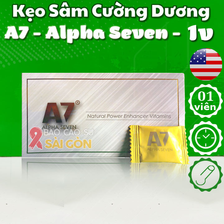 01 viên Kẹo cường dương hỗ trợ kéo dài thời gian tăng cường sinh lý nam A7 tại TP Hồ Chí Minh