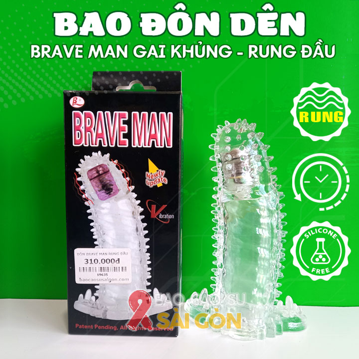 Bao đôn dên gai khủng rung đầu Brave Man tại Tp HCM