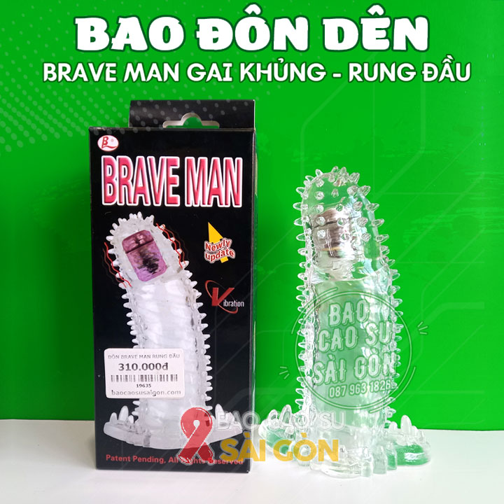 Bao đôn dên gai khủng rung đầu Brave Man tại Tp HCM