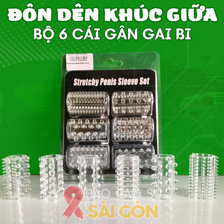 Đôn khúc giữa bộ 6 cái gân gai bi