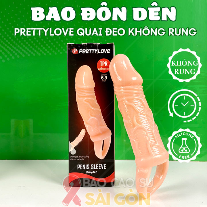 Bao cao su đôn dên Pretty Love quai đeo không rung