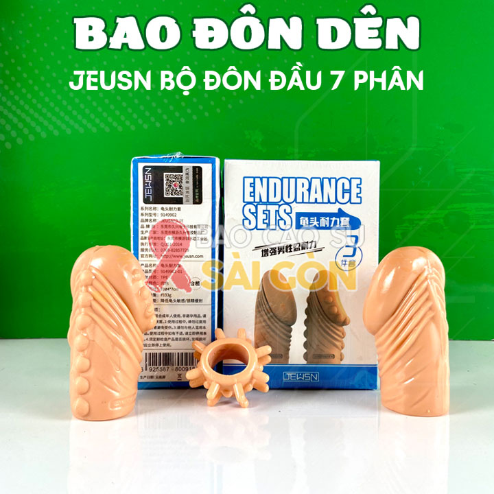 Bao đôn khúc đầu gân gai bi 7 phân 3 món Jeusn