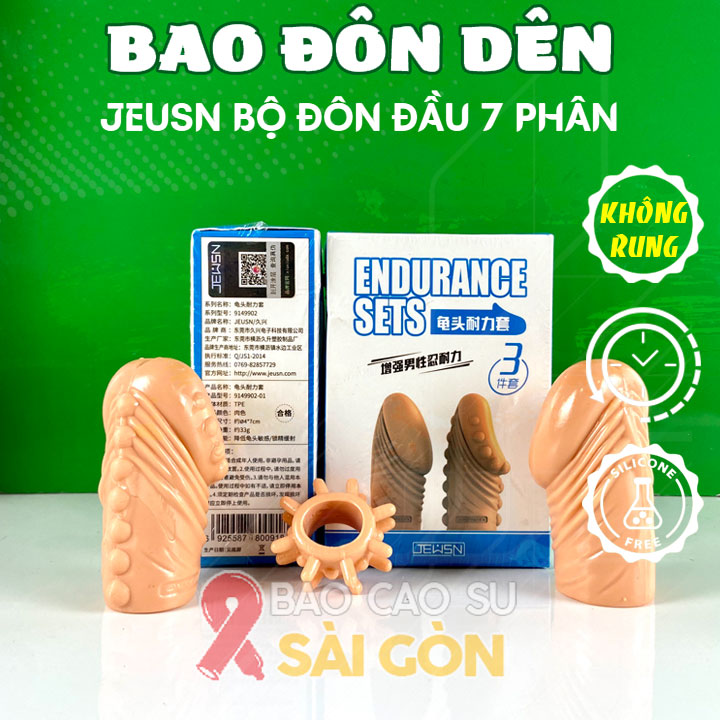 Bao đôn khúc đầu gân gai bi 7 phân 3 món Jeusn