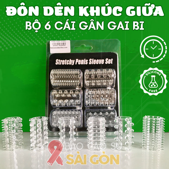 Đôn khúc giữa bộ 6 cái gân gai bi