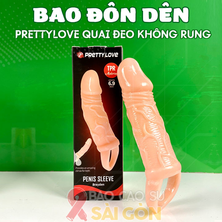 Bao cao su đôn dên Pretty Love quai đeo không rung