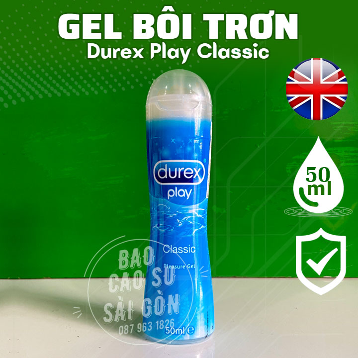 Gel boi trơn Durex Clacssic 50ml