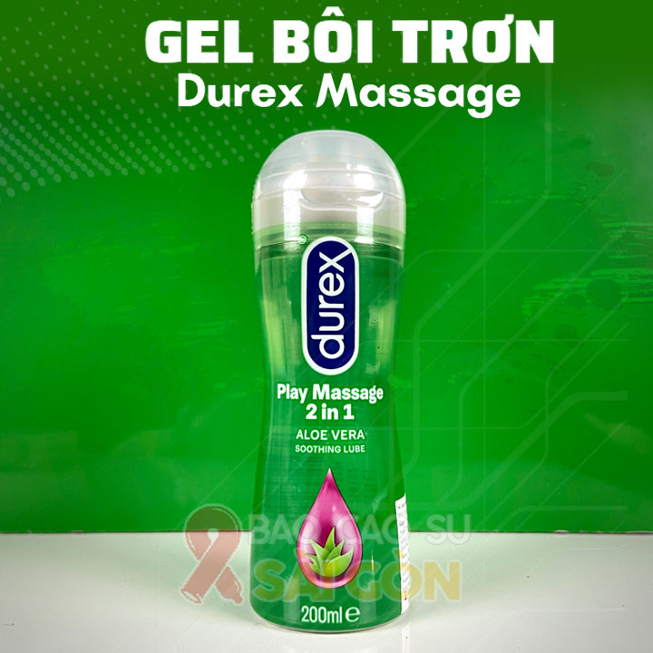 Gel bôi trơn massager Durex 2 in 1