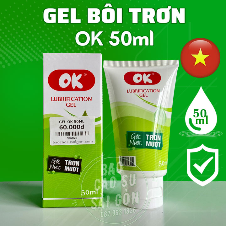 Gel bôi trơn OK hương nha đam 50ml