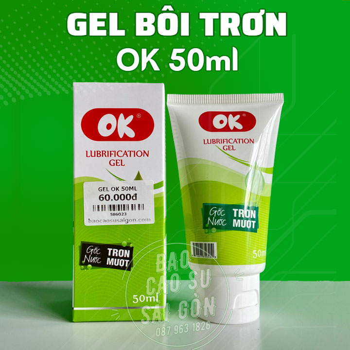 Gel bôi trơn OK hương nha đam 50ml