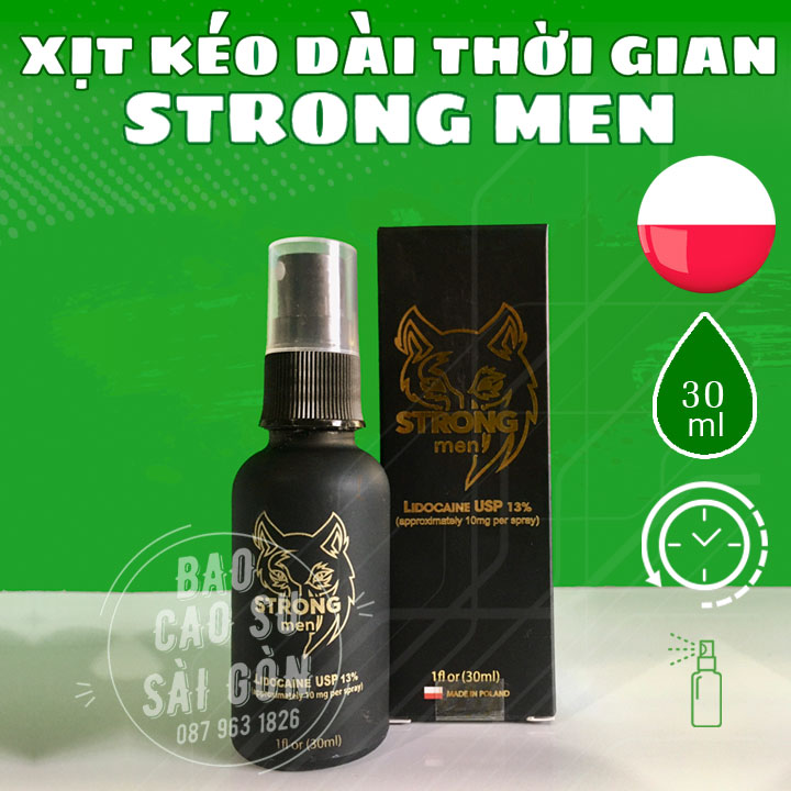 Xịt Strong Men kéo dài thời gian cho Nam 30ml tại Tp Hồ Chí Minh