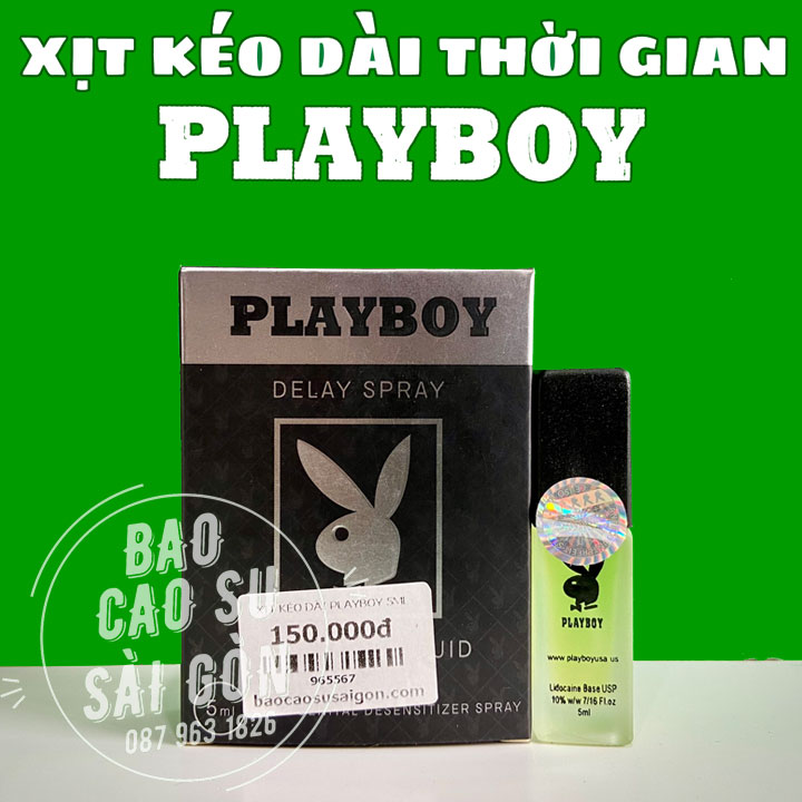 Thuốc xịt kéo dài thời gian quan hệ playboy 5ml chính hãng tại Tp Hồ Chí Minh