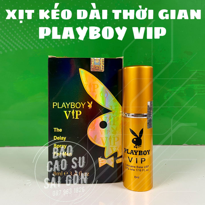 Thuốc xịt kéo dài thời gian Playboy Vip chính hãng tại TP Hồ Chí Minh