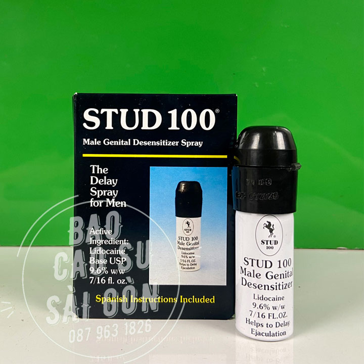 Xịt chống xuất tinh sớm STUD 100 chính hãng chai 12ml tại TP Hồ Chí Minh