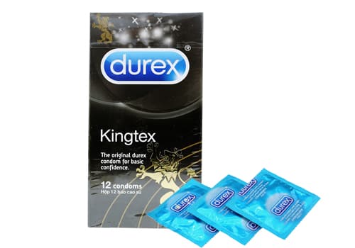 Bao cao su Durex Kingtex hộp 12 cái size 49mm tại Tp Hồ Chí Minh (HCM)