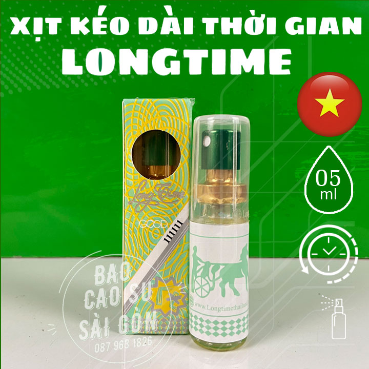 Thuốc xịt longtime 5ml nắp nhôm - kéo dài thời gian quan hệ tại TP Hồ Chí Minh